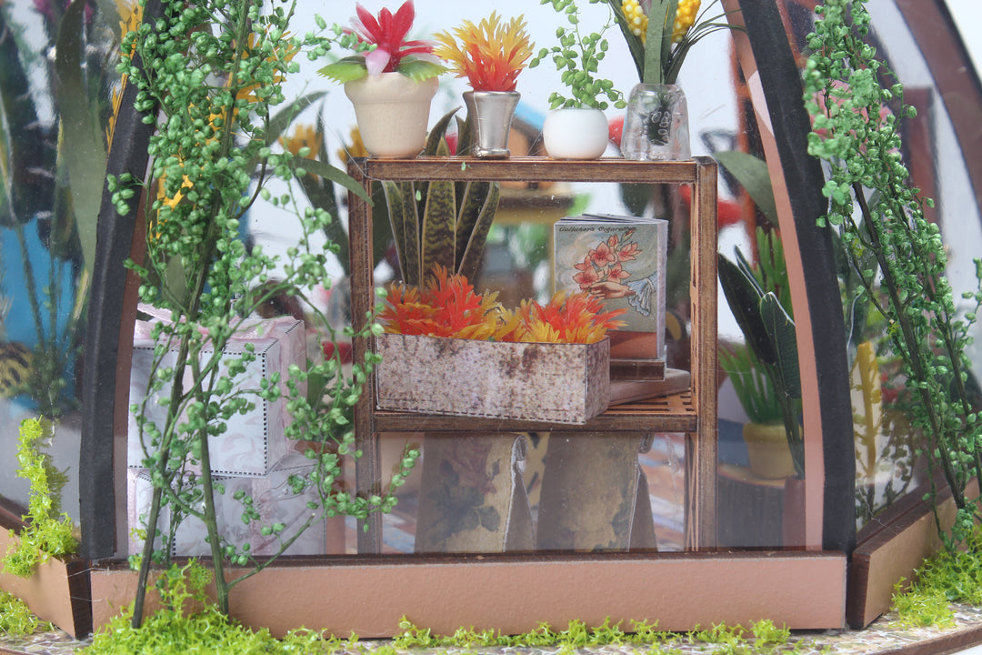 Kit de bricolage maison miniature Star Garden Cafe