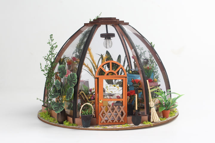 Kit de bricolage maison miniature Star Garden Cafe