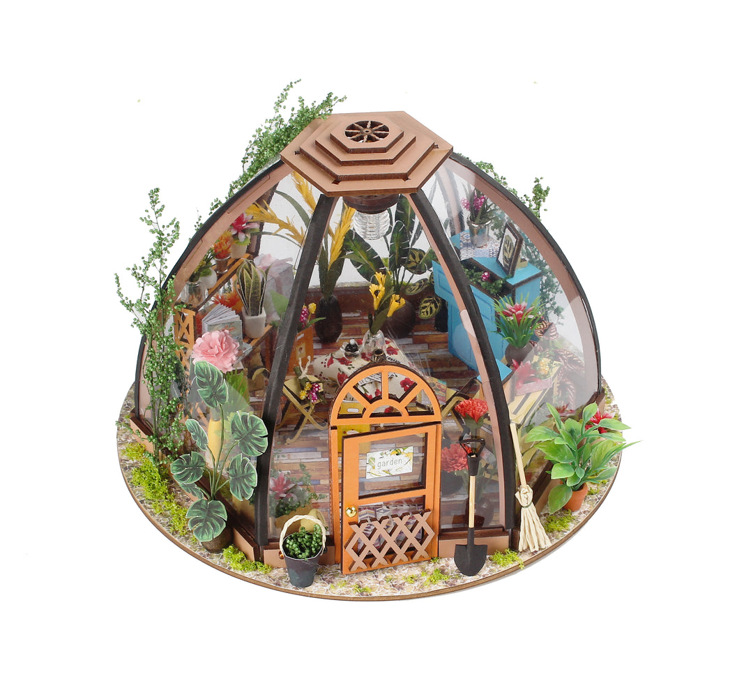 Kit de bricolage maison miniature Star Garden Cafe