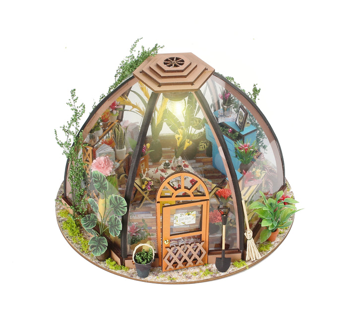 Kit de bricolage maison miniature Star Garden Cafe