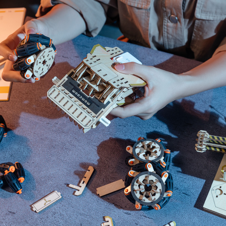 Puzzles en bois 3D ROKRGEEK Woodmaster RC Char d'artillerie