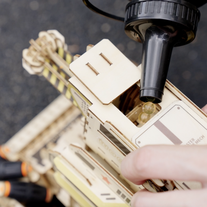 Puzzles en bois 3D ROKRGEEK Woodmaster RC Char d'artillerie