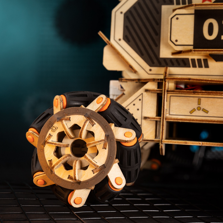 Puzzles en bois 3D ROKRGEEK Woodmaster RC Char d'artillerie