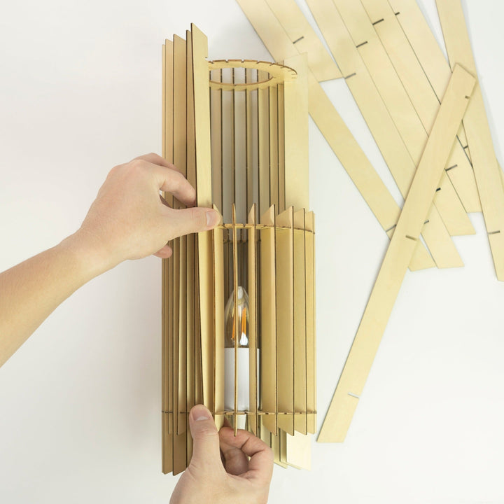 Rokrgeek Lamp 3D Wooden Puzzle