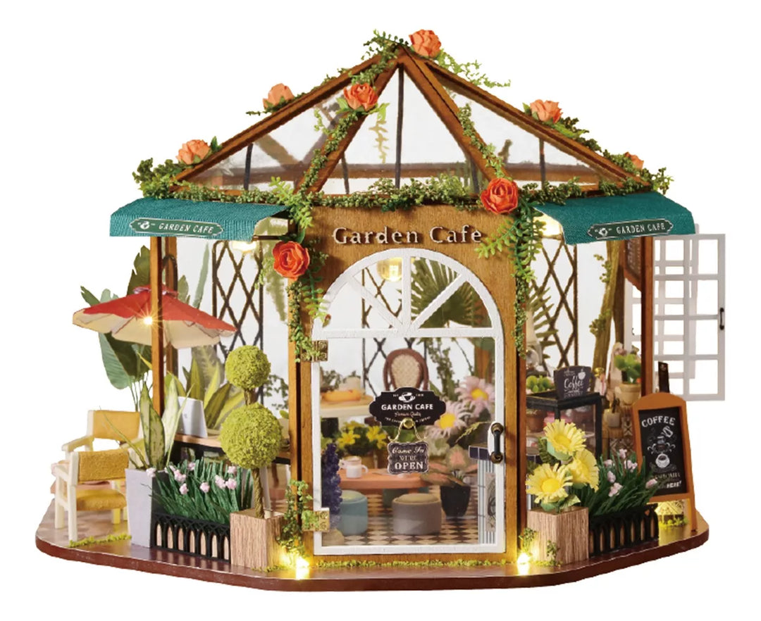 Alice's Garden Cafe Kit de maison de poupée miniature