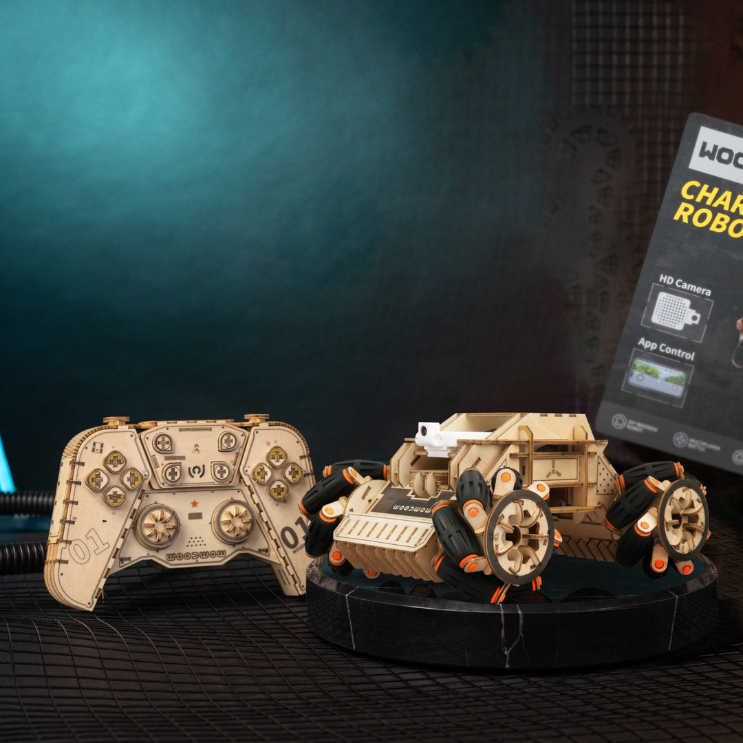 Woodenmaster 3D Holzpuzzle RC Omni Chariot