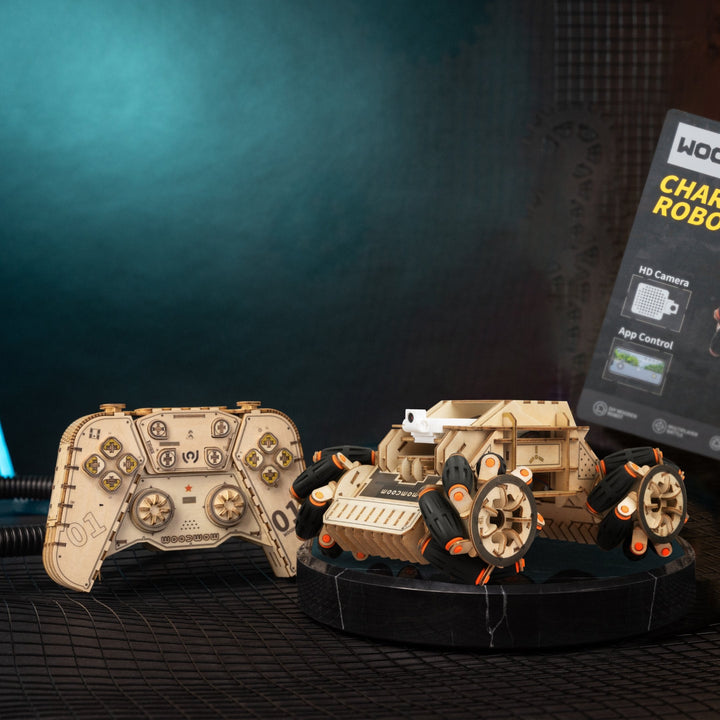 Woodenmaster 3D Holzpuzzle RC Omni Chariot