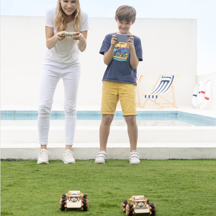 Woodenmaster 3D Holzpuzzle RC Omni Chariot