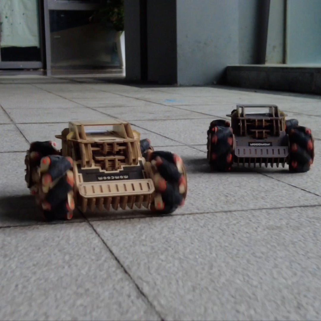 Woodenmaster 3D Holzpuzzle RC Omni Chariot