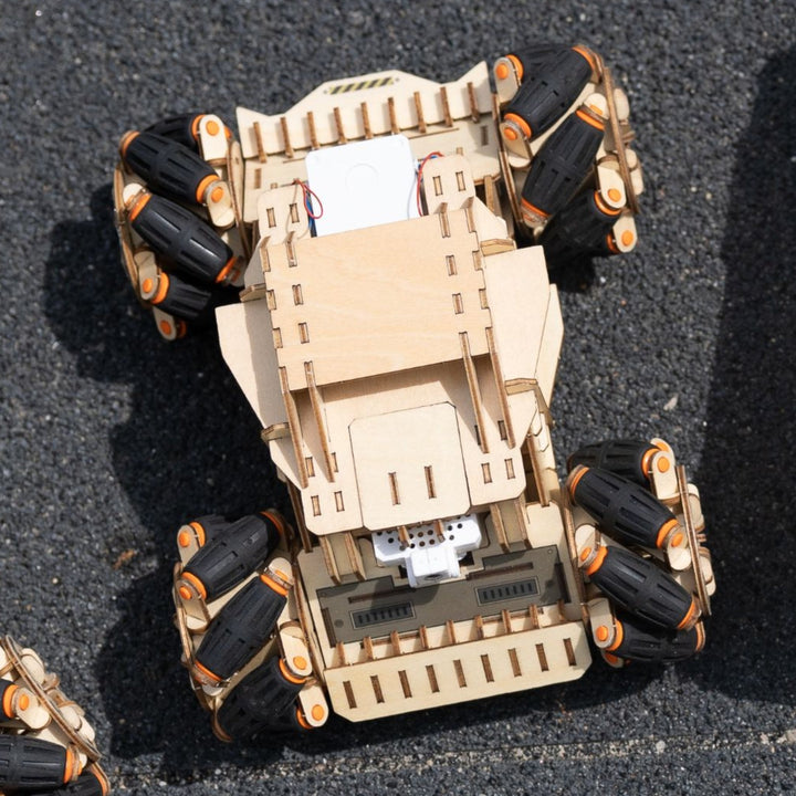 Woodenmaster 3D Holzpuzzle RC Omni Chariot