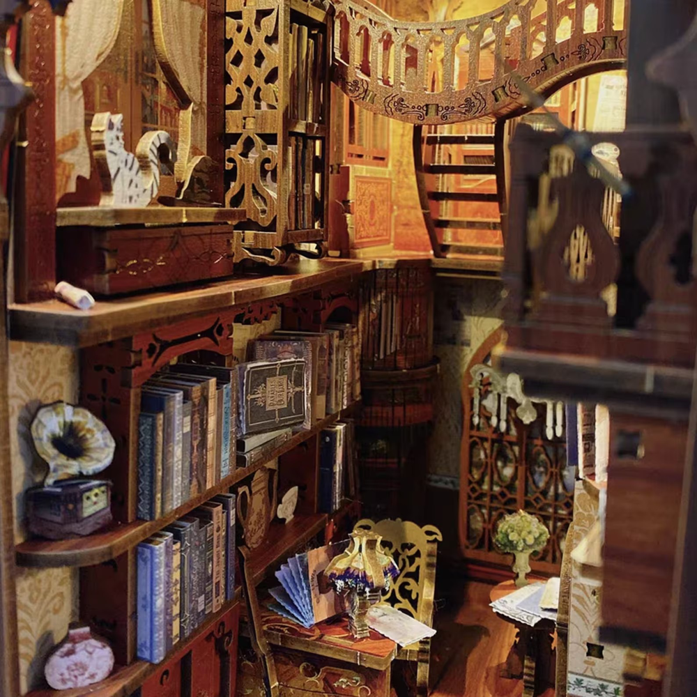 Rokrgeek Magic Book House DIY Book Nook