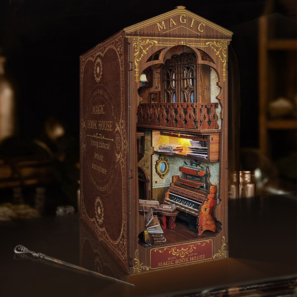 Rokrgeek Magic Book House DIY Book Nook