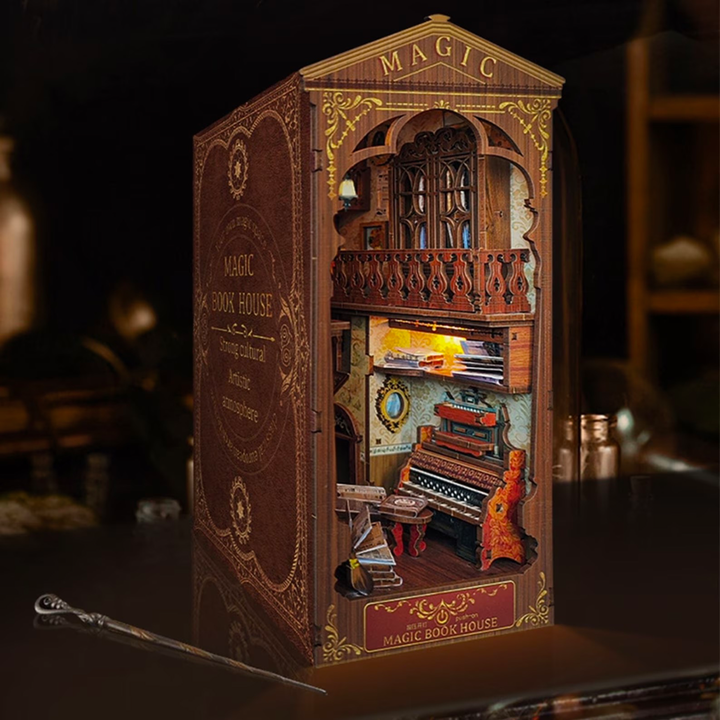 Rokrgeek Magic Book House DIY Book Nook
