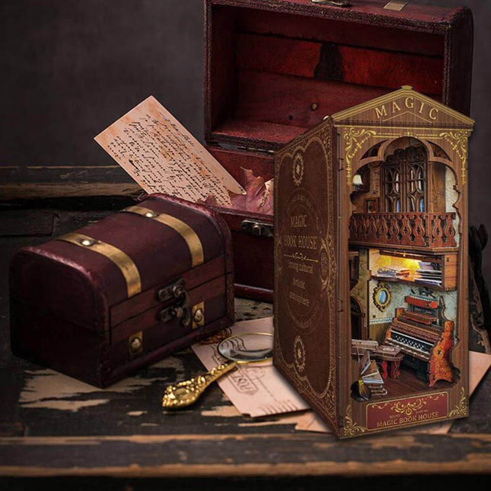 Rokrgeek Magic Book House DIY Book Nook