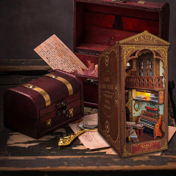 Rokrgeek Magic Book House DIY Book Nook