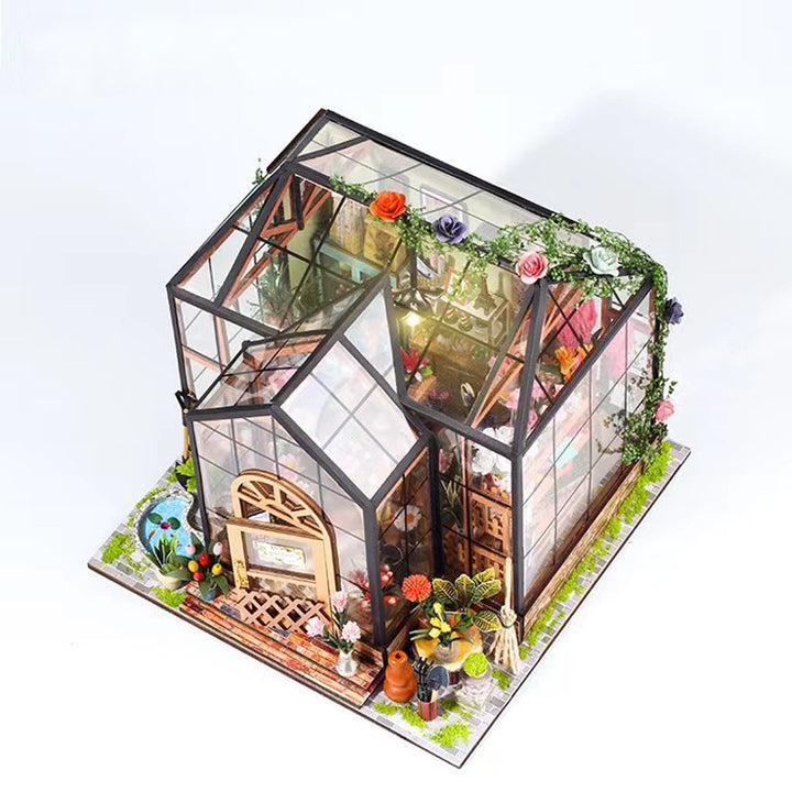 Kit de maison de poupée miniature Jenny's Greenhouse
