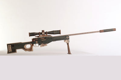 rokrgeek AWM sniper rifle 3D WOODEN PUZZLE