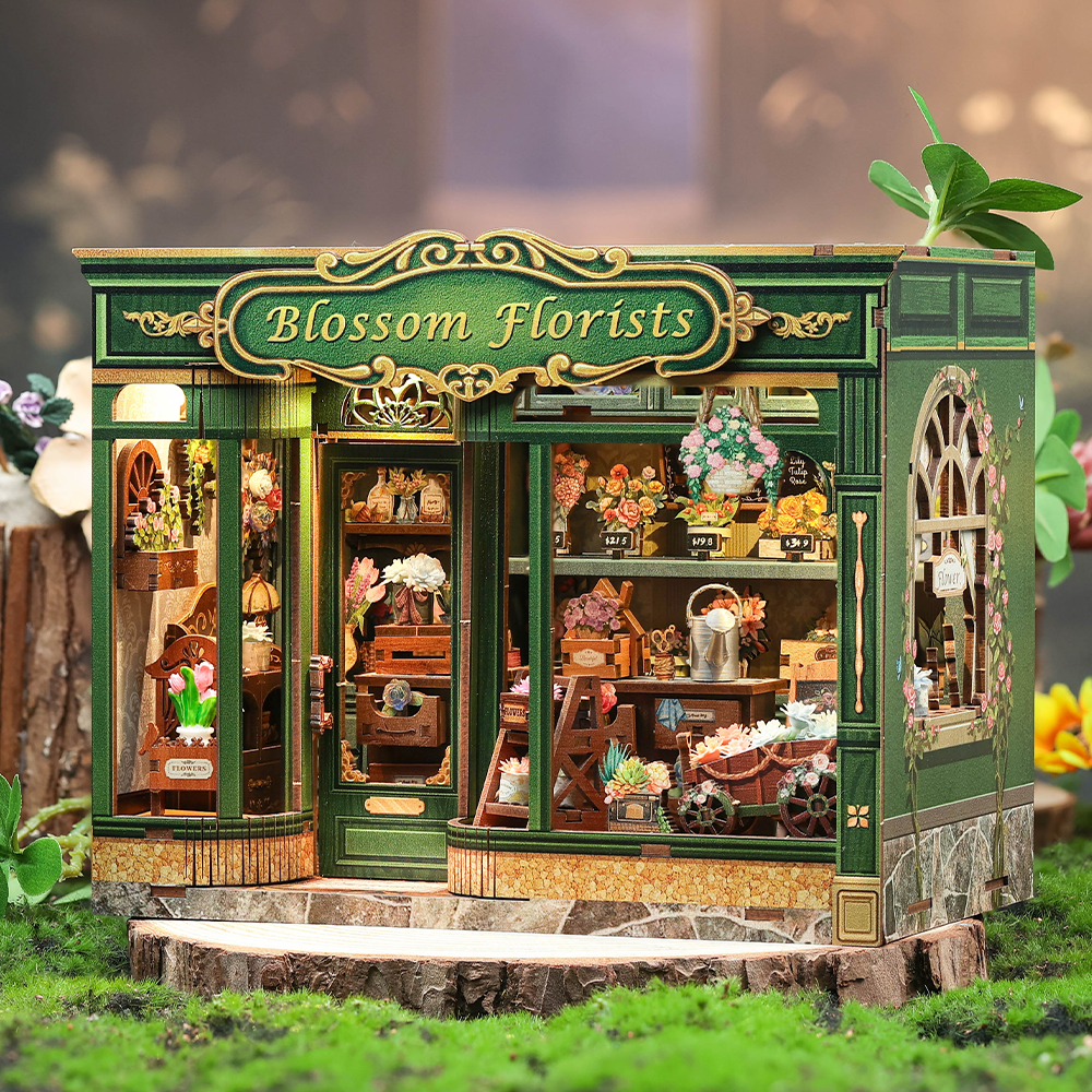 Rokrgeek Blossom Florists DIY Miniature House Kit