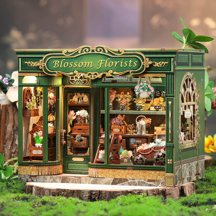 Rokrgeek Blossom Florists DIY Miniature House Kit