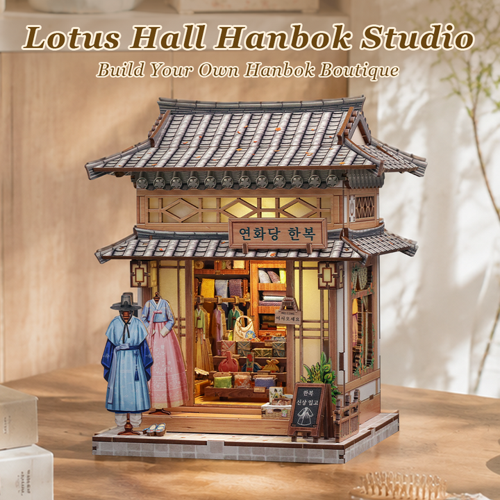 Rokrgeek Lotus Hall Hanbok Studio DIY Miniature House