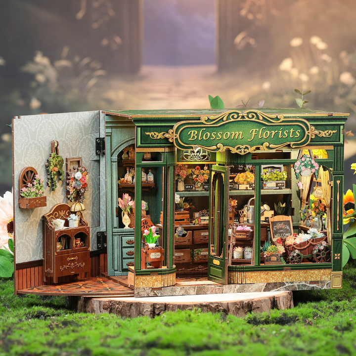 Rokrgeek Blossom Florists DIY Miniature House Kit