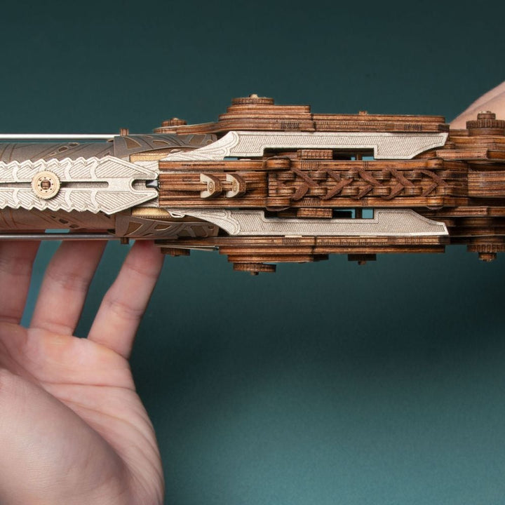 Lever Pistol Wooden Gun 3D Puzzle
