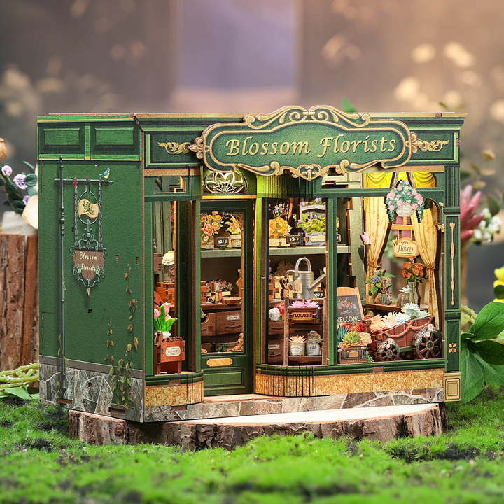 Rokrgeek Blossom Florists DIY Miniature House Kit