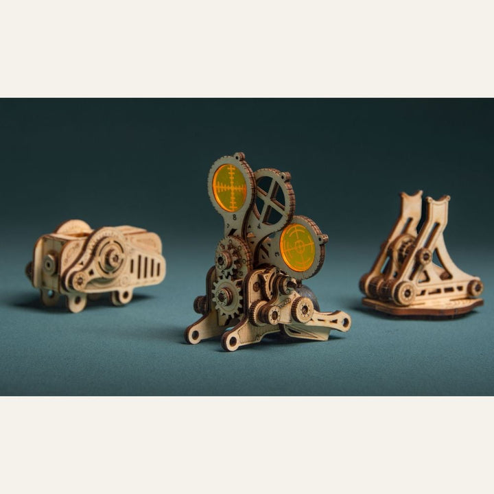 Lever Pistol Wooden Gun 3D Puzzle