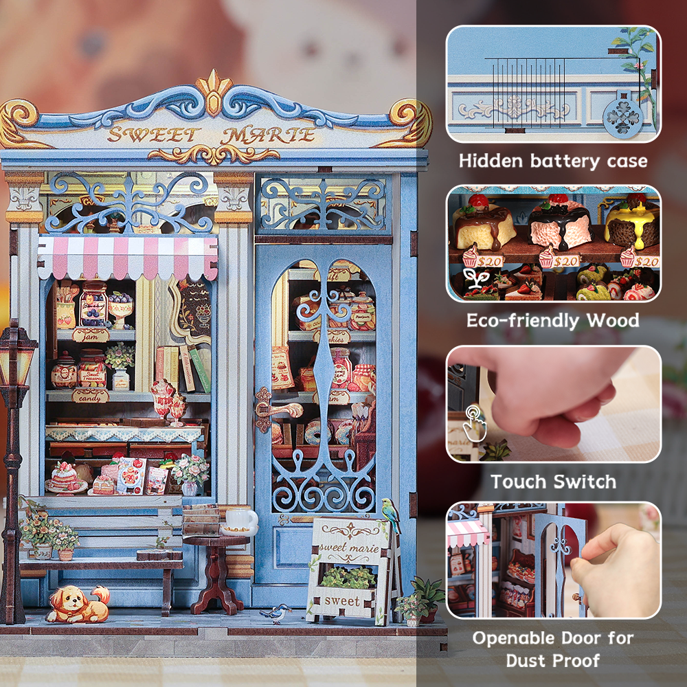 Rokrgeek Sweet Marie DIY Miniature House Kit