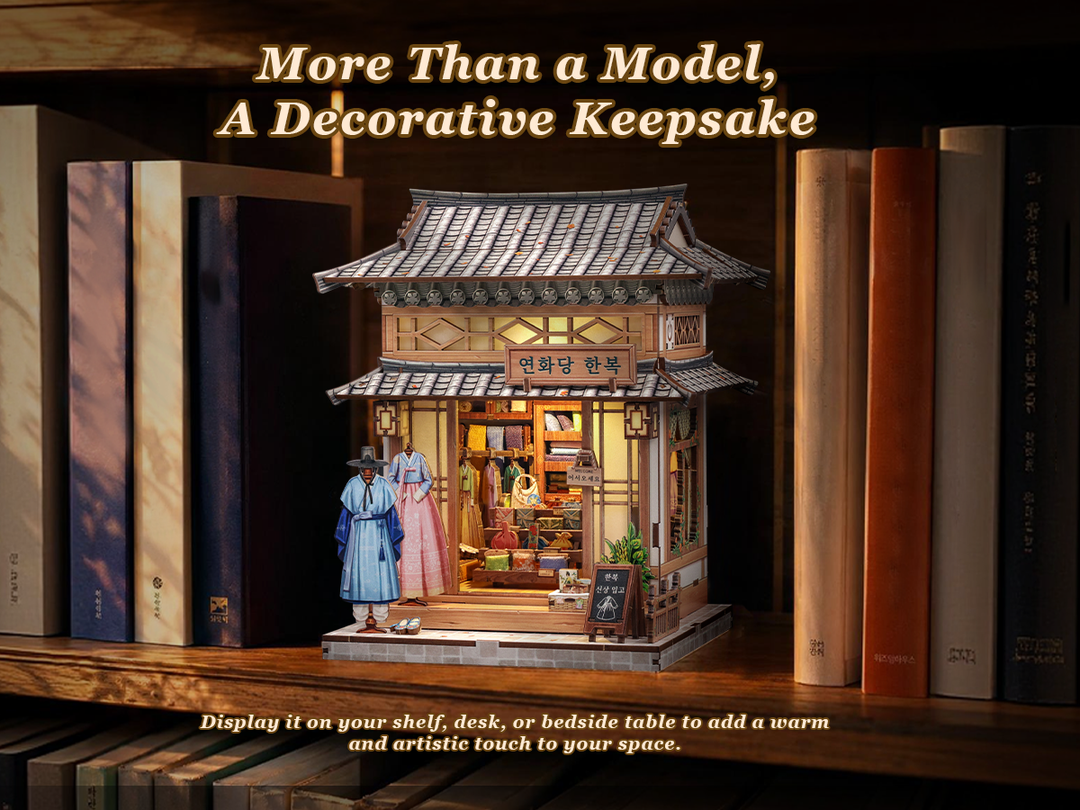 Rokrgeek Lotus Hall Hanbok Studio DIY Miniature House