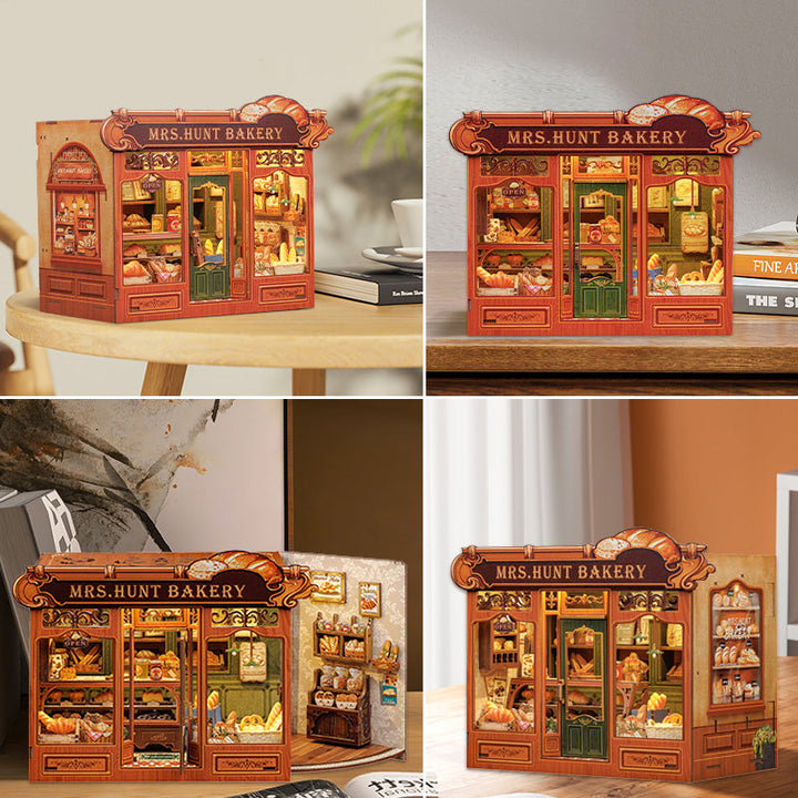 Rokrgeek Mrs. Hunt Bakery DIY Miniature House Kit