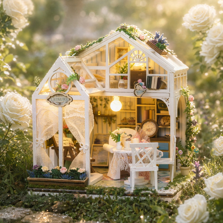 FLORAL RETREAT DIY MINIATURE HOUSE KIT