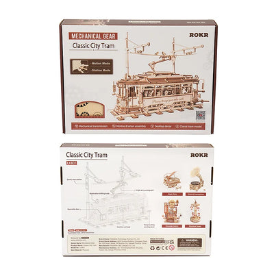 ROKRGEEK Trams Equal Scale Wooden Puzzle