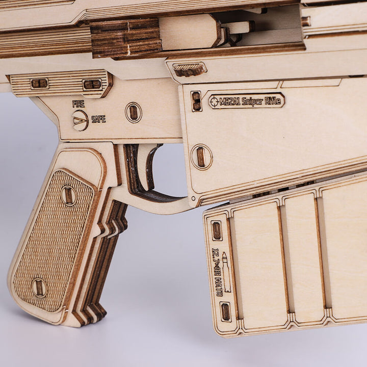 Modèle 3D de pistolet en bois Rokrgeek Barrett M82A1