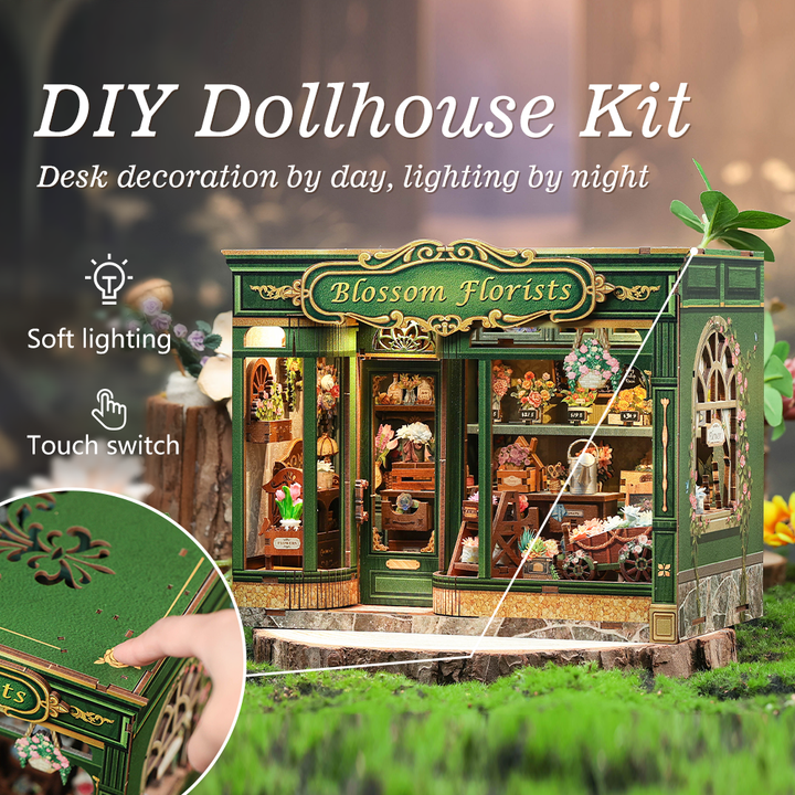 Rokrgeek Blossom Florists DIY Miniature House Kit