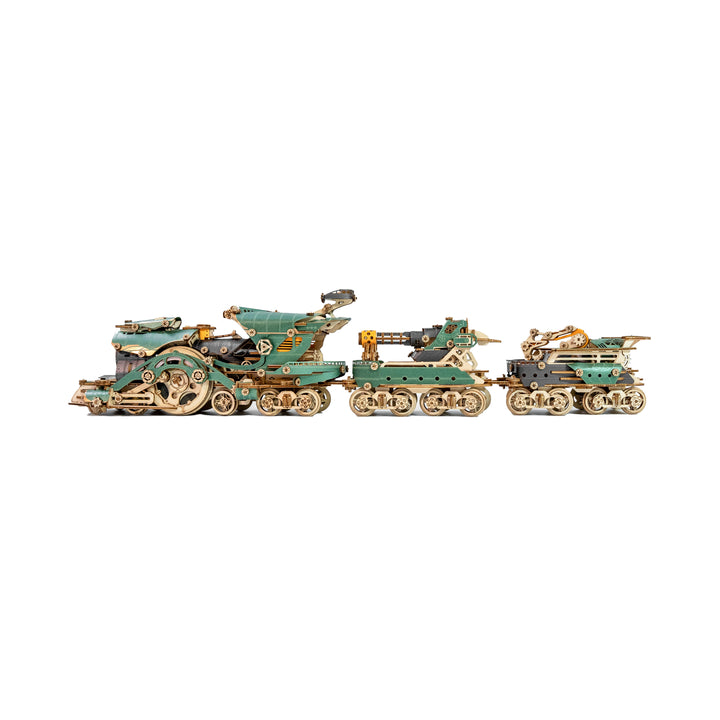 Rokrgeek Fantasy Steampunk Train 3D Wooden Puzzle