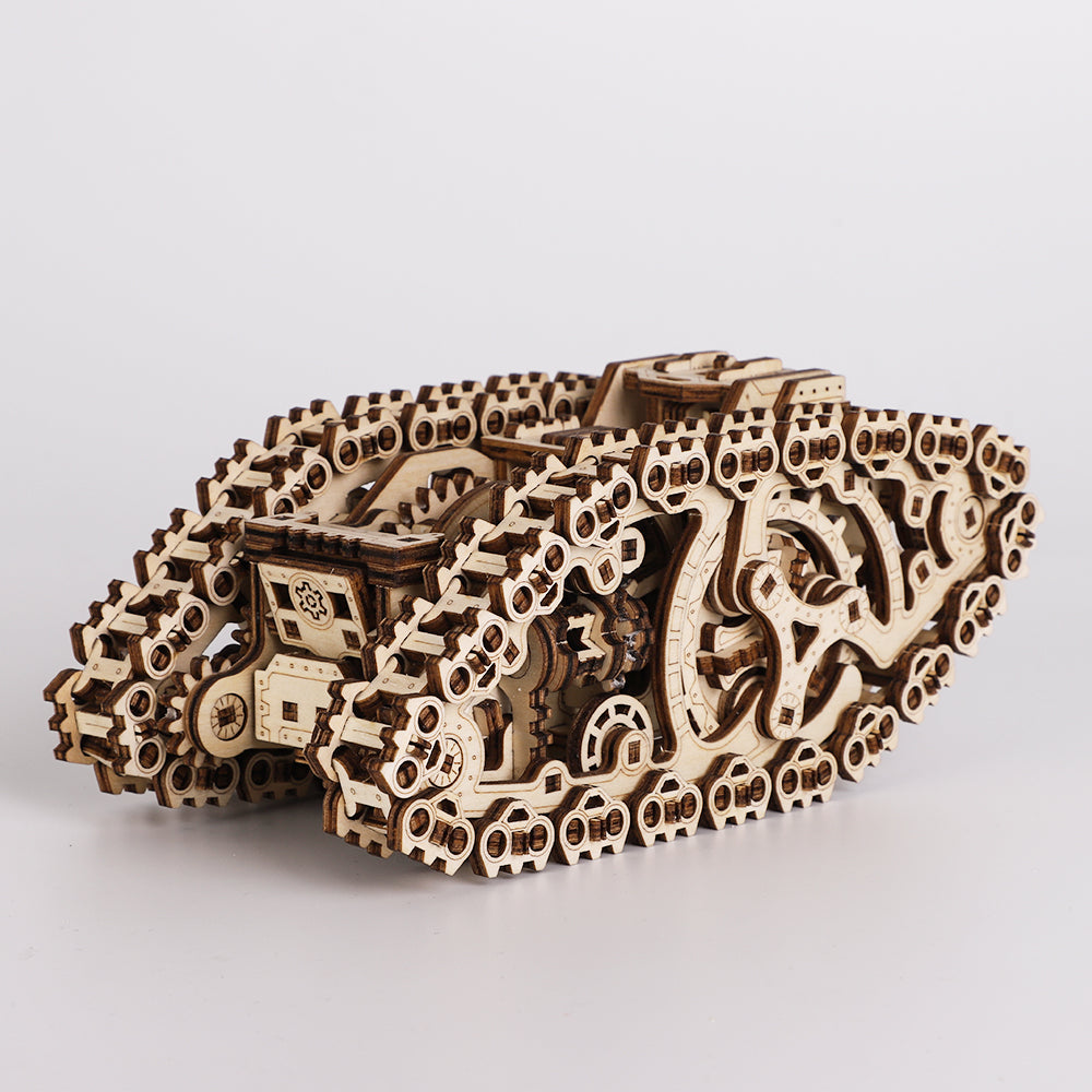 Rokrgeek Mark 1 Steam Tank 3D Wooden Puzzle