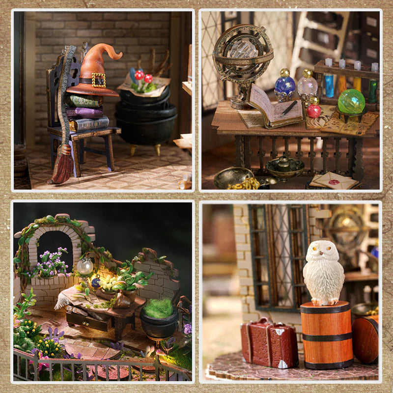 Rokrgeek Magic Workshop Miniature House Kit