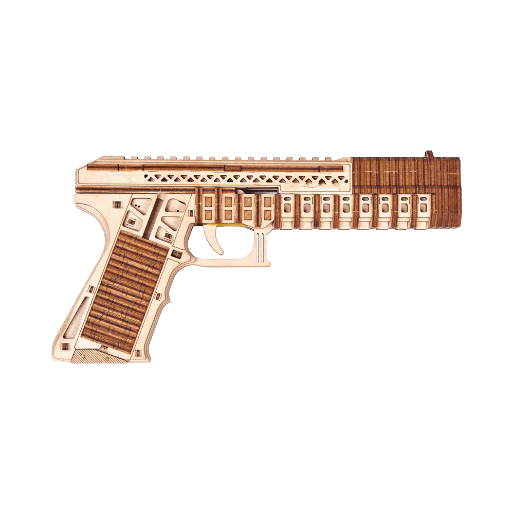 rokrgeek Desert Eagle pistol 3D WOODEN PUZZLE