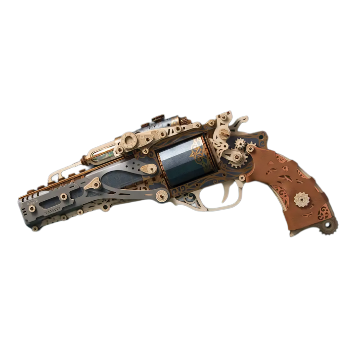 Puzzle en bois 3D Rokrgeek Revolver Gun