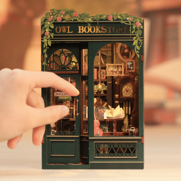 Kit de bricolage pour coin lecture Owl Bookstore