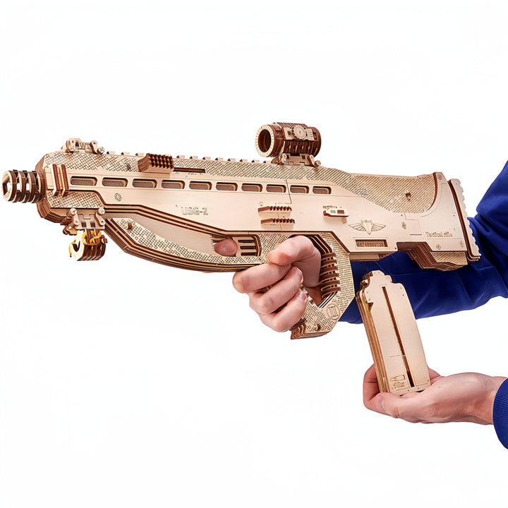 Rokrgeek Assault AUG 3D Wooden Gun Puzzle