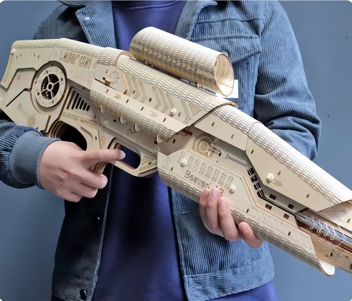 Rokrgeek Laser Star Wooden Gun Models