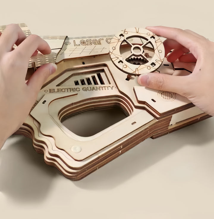 Rokrgeek Laser Star Wooden Gun Models