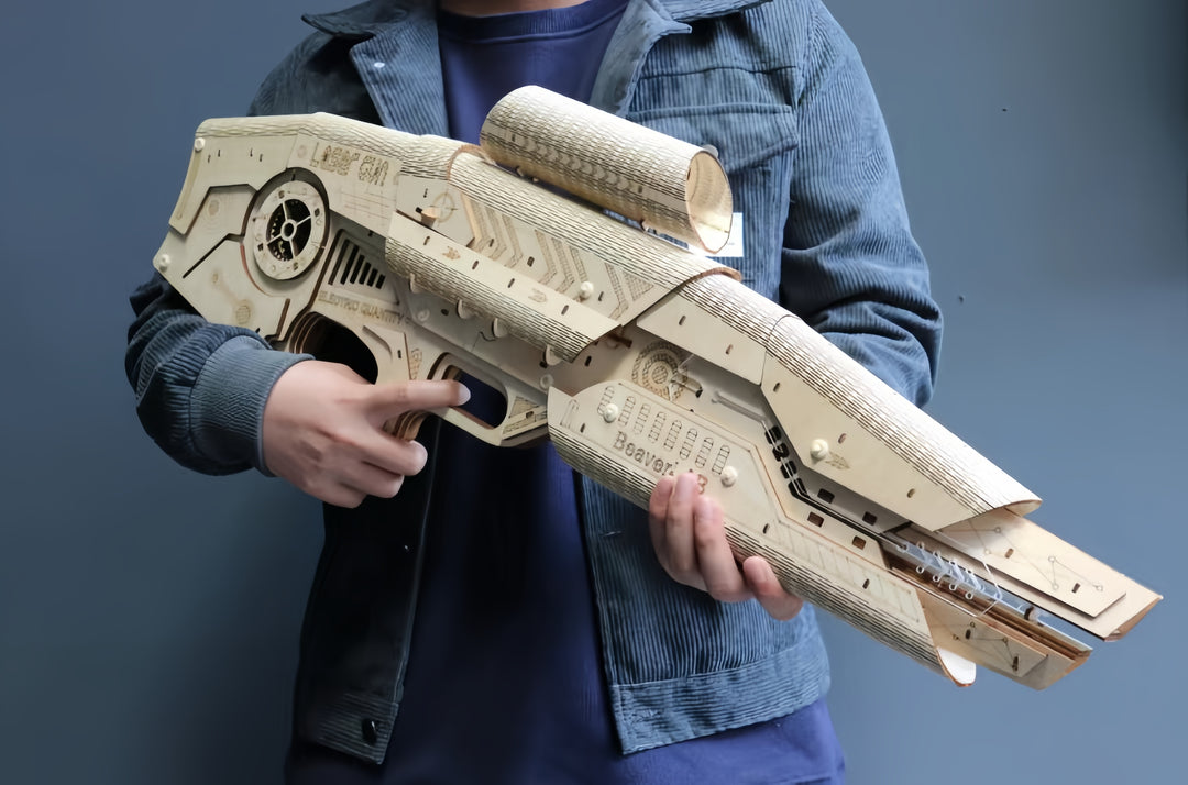 Rokrgeek Laser Star Wooden Gun Models