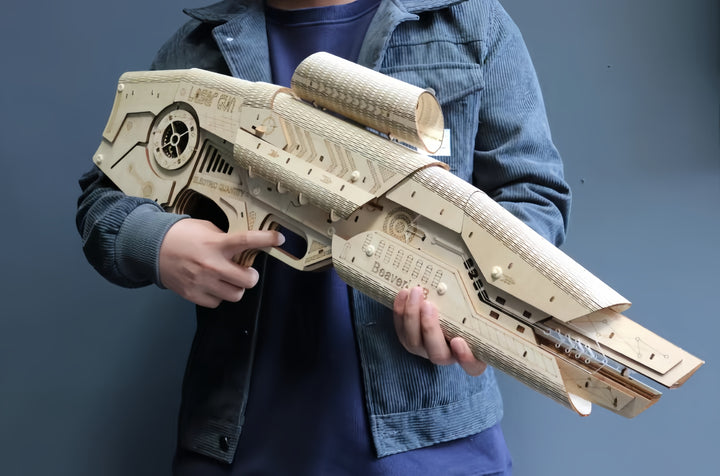 Rokrgeek Laser Star Wooden Gun Models