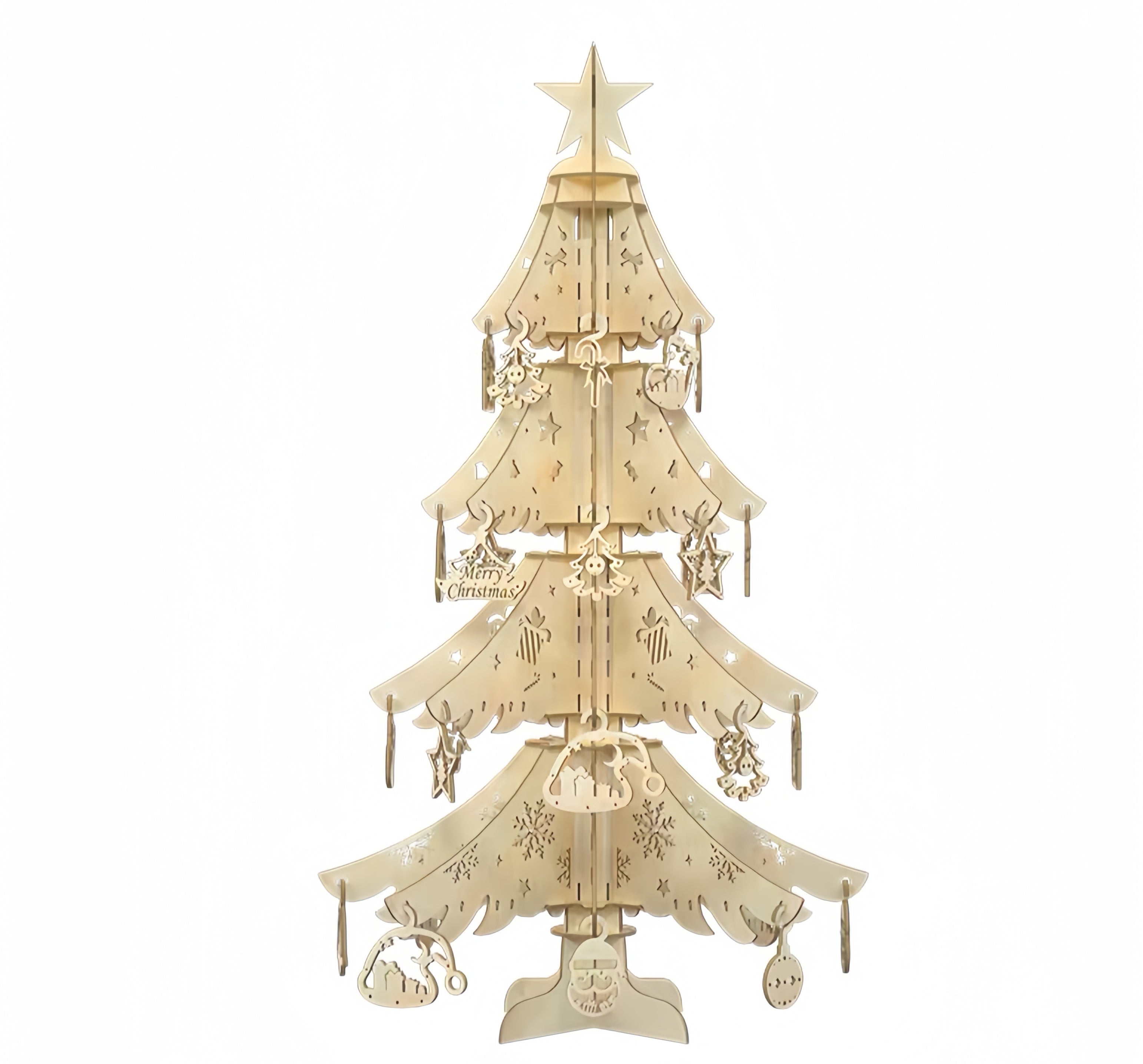 Rokrgeek Christmas Tree 3D Wooden Puzzle