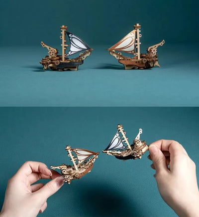 Rokrgeek Future Pirate Ship Wooden 3d Model