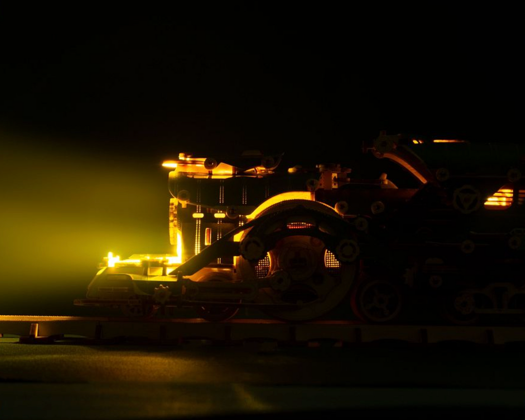 Rokrgeek Fantasy Steampunk Train 3D Wooden Puzzle