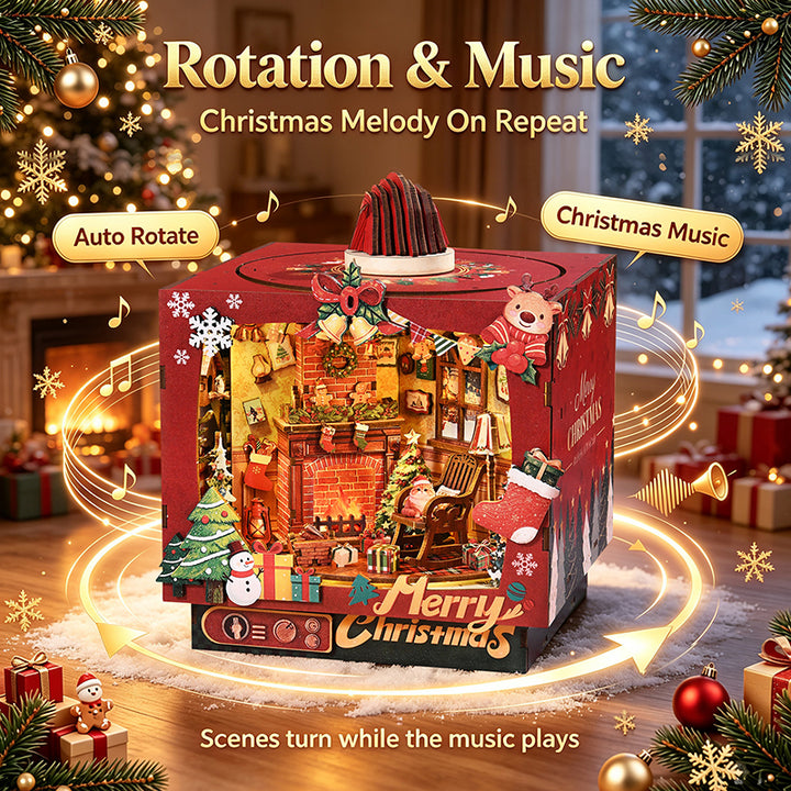 ROKRGEEK CHRISTMAS TRIPLE SCENE DIY BOOK NOOK KIT